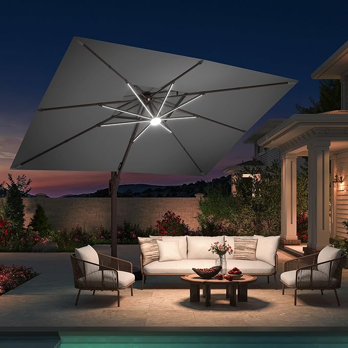 10 X 13 FT Cantilever Patio Umbrella - Image 2