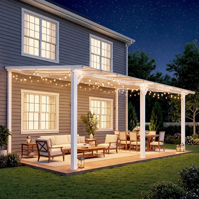 Aoxun 20’x10’ Gazebo for Patio, Gazebo Pergola - Image 8