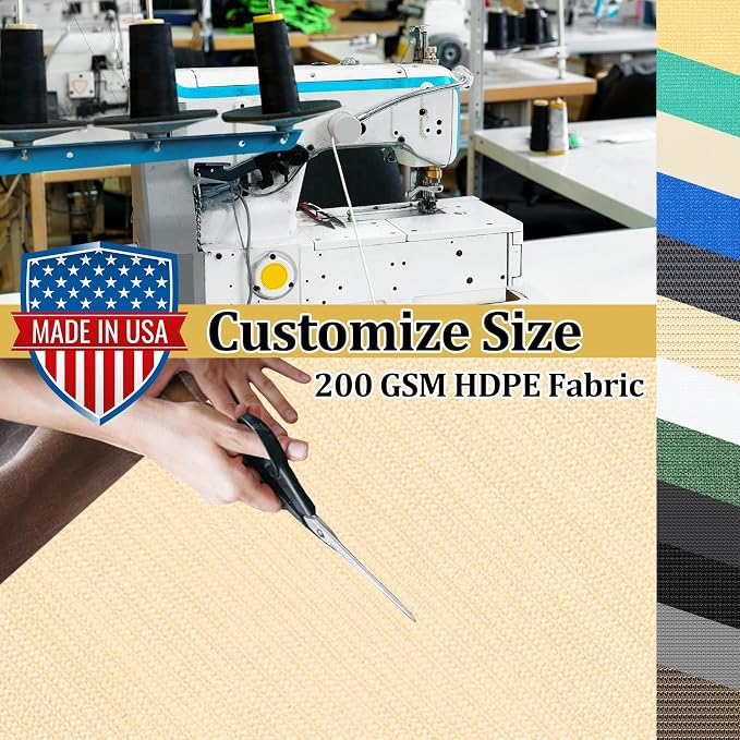 Shade&Beyond Customized Size 90% Sun Shade Cloth - Image 3