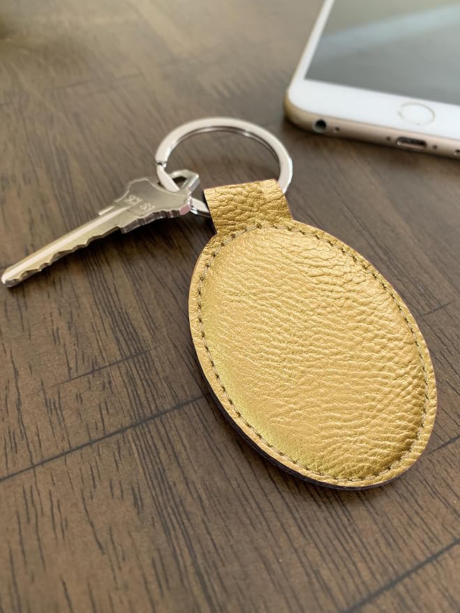 LaserGram Oval Keychain, Water Polo, Personalized Engraving Included