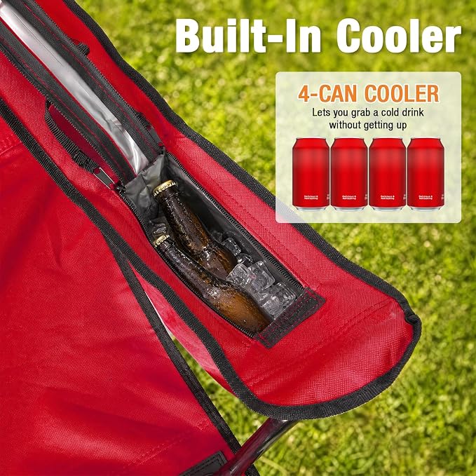 Camping Chairs for Adults 2 Pack, Folding Chair - Image 7