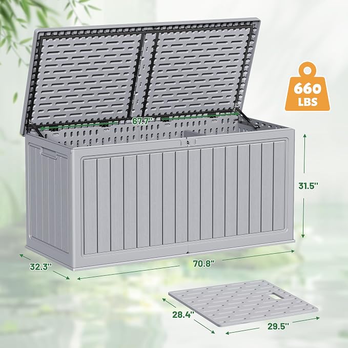 Devoko HDPE 260 Gallon Deck Box Double-Wall - Image 8