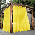 BONZER Waterproof Indoor/Outdoor Sheer Curtains by Bonzer
