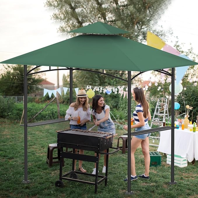 Grill Gazebo Canopy Replacement, 5 x 8 Ft, UV Resistant, Water Resistant - Image 7