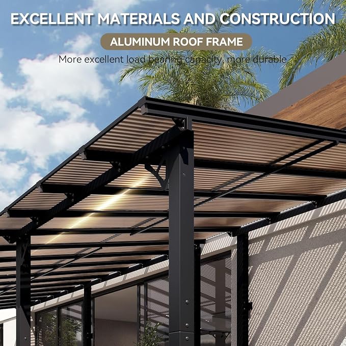 Aoxun 30’x10’ Gazebo for Patio, Gazebo Pergola - Image 8