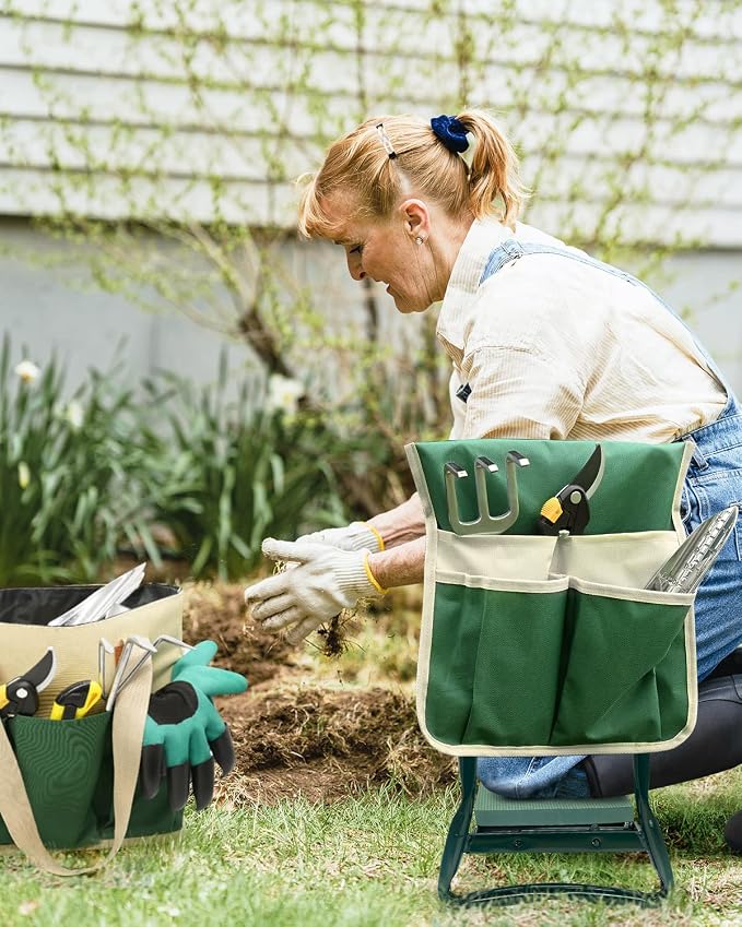 Garden Kneeler and Seat Heavy Duty, Upgraded Widened and Thickened Gardening - Image 2