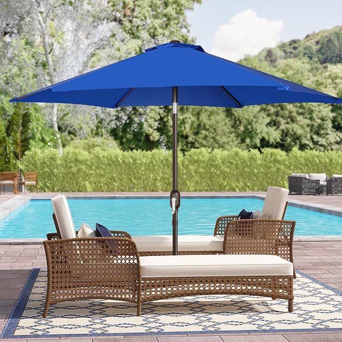 7.5 ft Patio Umbrella, Yard Umbrella, Outdoor Market Umbrella - Image 7