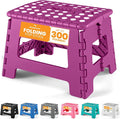 Utopia Home Folding Step Stool 9 Inch, built-in handle, and 300 lbs support by UTOPIAHOME