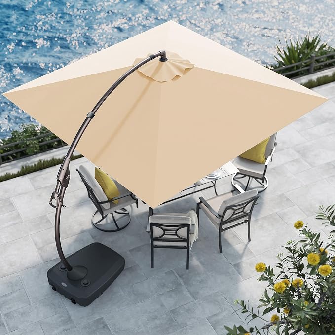 Grand patio 10x10 FT Large Cantilever Square Umbrella - Image 2