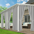 Outdoor Curtains for Patio Waterproof, 6 Drape Panels, Sun Shades | Privacy & by RichSets