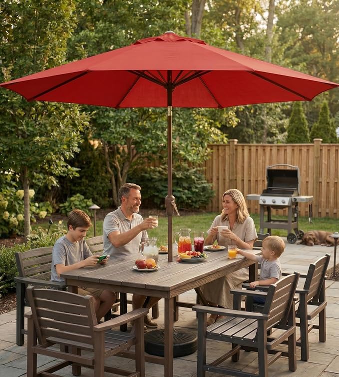 10FT Patio Umbrella, Outdoor Umbrella - Image 6