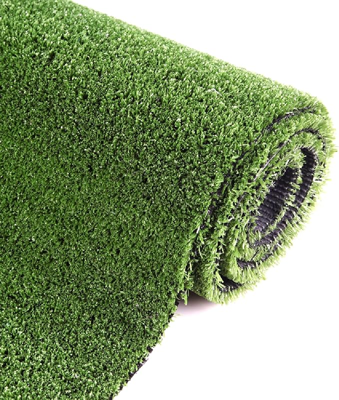Artificial Grass Turf, 5ft x 46ft 0.4" Pile Height, Indoor Outdoor Fake Astroturf Rug Carpet Mat for Balcony Decor Backyard Patio Backdrop Fence Wall Decorations Dogs