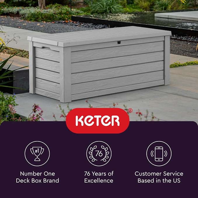 Keter Westwood 150 Gal Outdoor Storage Box - Image 9
