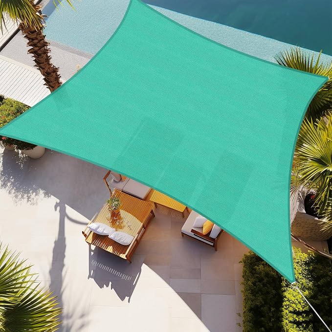 Shade&Beyond 10'x24' Sun Shade Sail Canopy Rectangle, UV Block Breathable by ShadeBeyond