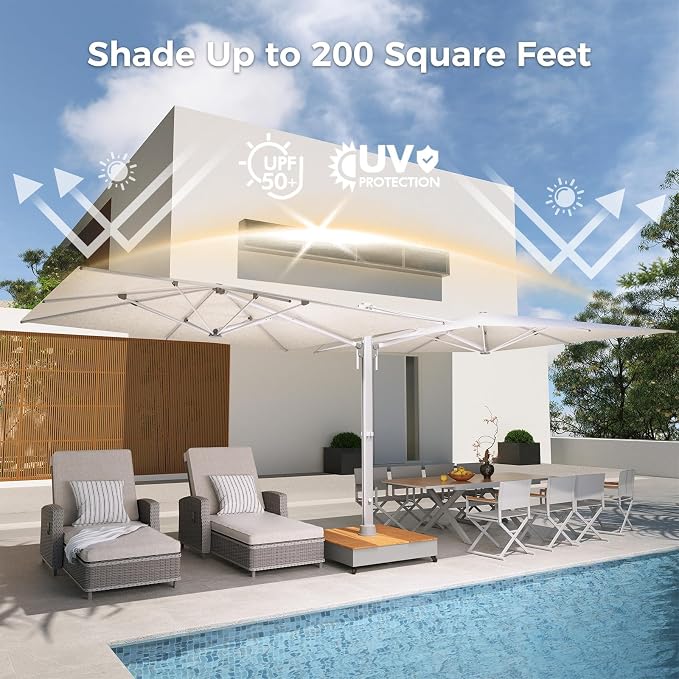 Grand patio 10x10 FT Large Patio Umbrella - Image 2