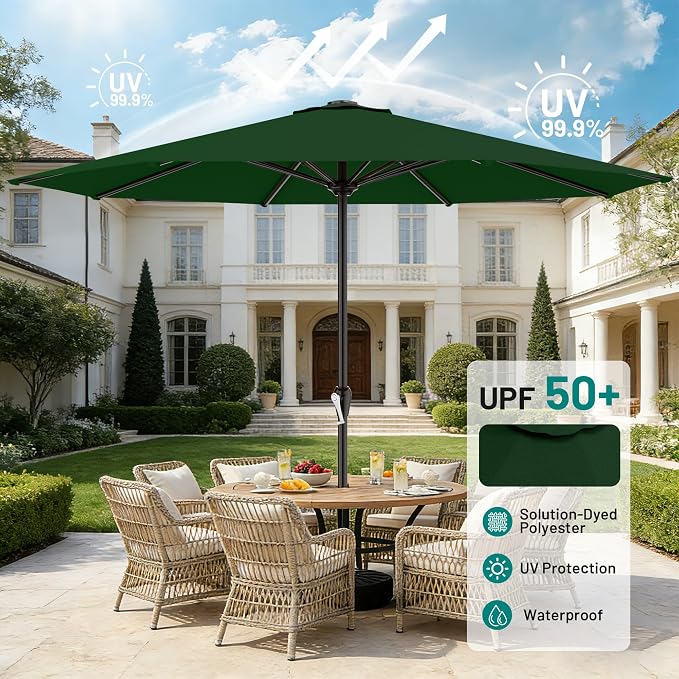 12 FT Patio Umbrella for Outdoor, Outdoor Table Umbrella - Image 4