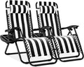 Best Choice Products Set of 2 Adjustable Steel Mesh Zero Gravity Lounge Chair by Unknown