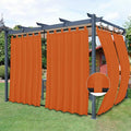 Easy-Going Outdoor Patio Curtains 2 Panels, 54x108 inch, Porch and Pergola by Easy-Going