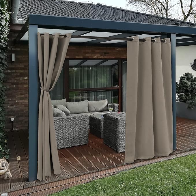 BONZER Waterproof Indoor/Outdoor Curtains - Image 5