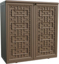 Mrosaa Indoor Outdoor Storage Cabinet Waterproof by Mrosaa