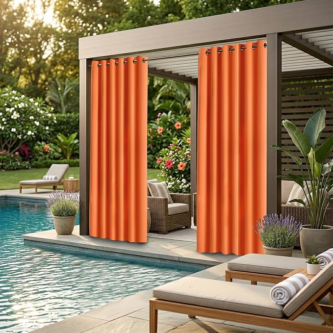 DIVA EN CAMINO DEC Outdoor Patio Curtain Waterproof Darkening Thermal Insulated - Image 2