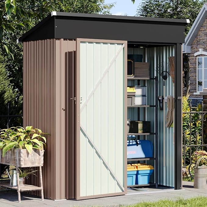 Aoxun 5x3 ft Outdoor Storage Shed by Aoxun