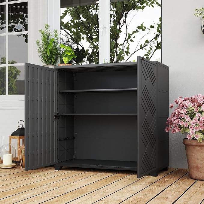 HOMSPARK Indoor/Outdoor Storage Cabinet - Image 6