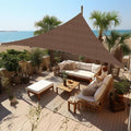 Shade&Beyond Custom Sun Shade Sail 15'x21'x25.8' Triangle Sun Sail Shades Patio by ShadeBeyond