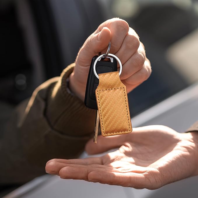 LaserGram Rectangle Keychain, Golfer Golfing, Personalized Engraving Included