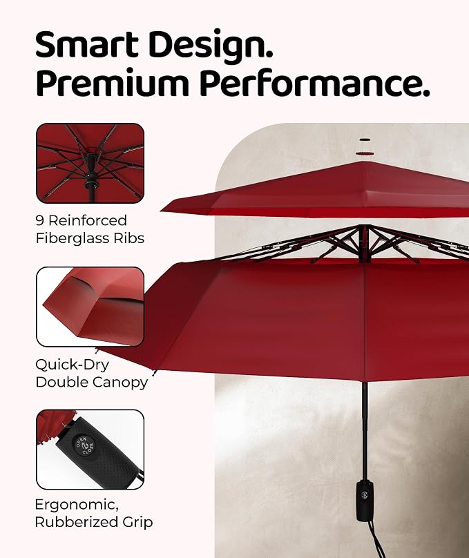 Windproof Travel Umbrella - Image 3
