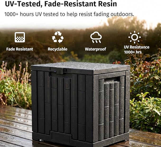 31 Gallon Resin Deck Box, Package Delivery Box - Image 6