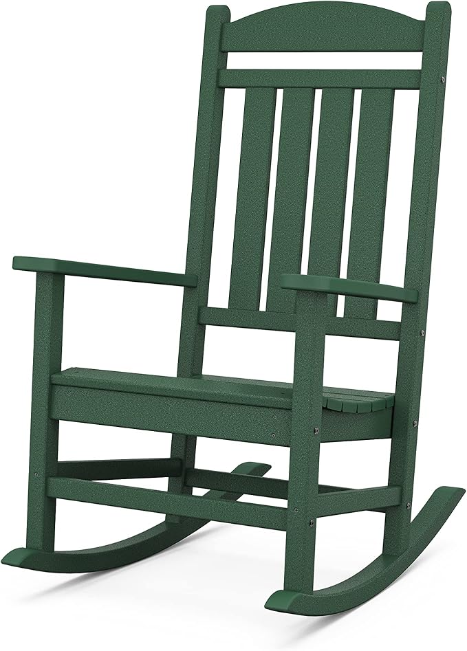 POLYWOOD Presidential Rocking Chair in Green by POLYWOOD