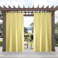 Exclusive Home Cabana Solid Indoor/Outdoor Light Filtering Hook-and-Loop Tab by TownCountryLiving