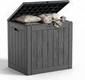 Outdoor Storage Box 38 Gallon Waterproof Resin Deck Boxes, by EASYUP