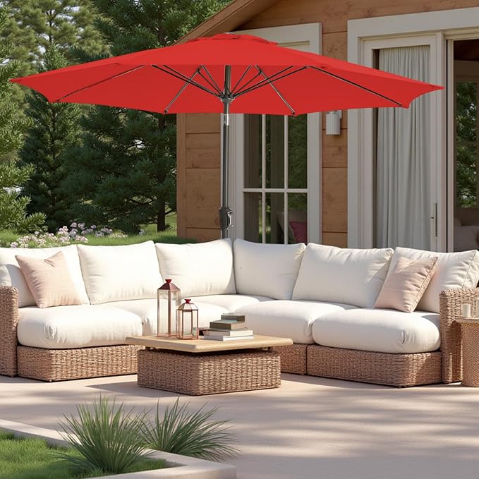Patio Umbrella 9 FT Outdoor Table Umbrella - Image 5