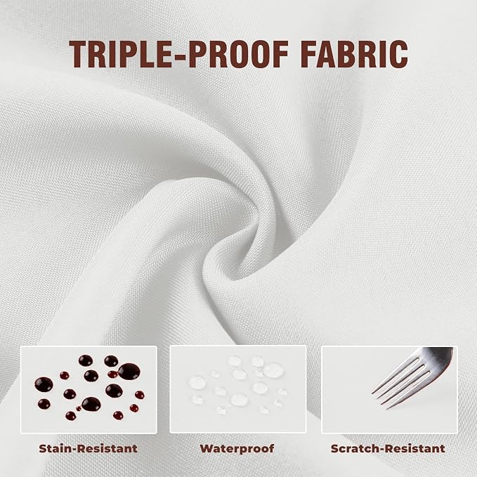 Set of 6 Outdoor Curtains for Patio Waterproof, Breathable Grommet Panels for - Image 6