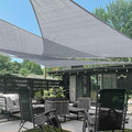 LOVE STORY Custom Size 11' x 11' x 15.6' Sun Shade Sail, 95% UV Block, Triangle by LOVESTORY