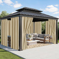 Outdoor Curtains for Patio Waterproof, 8 Panels, Rod Pocket | Weatherproof & by RichSets