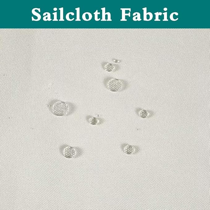 LORDTEX Indoor/Outdoor Curtains Waterproof Tab Top Patio Curtains | Sun - Image 2