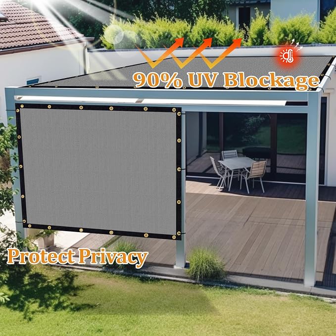 Shade&Beyond Customized Size 7' X 19' Shade Cloth - Image 5