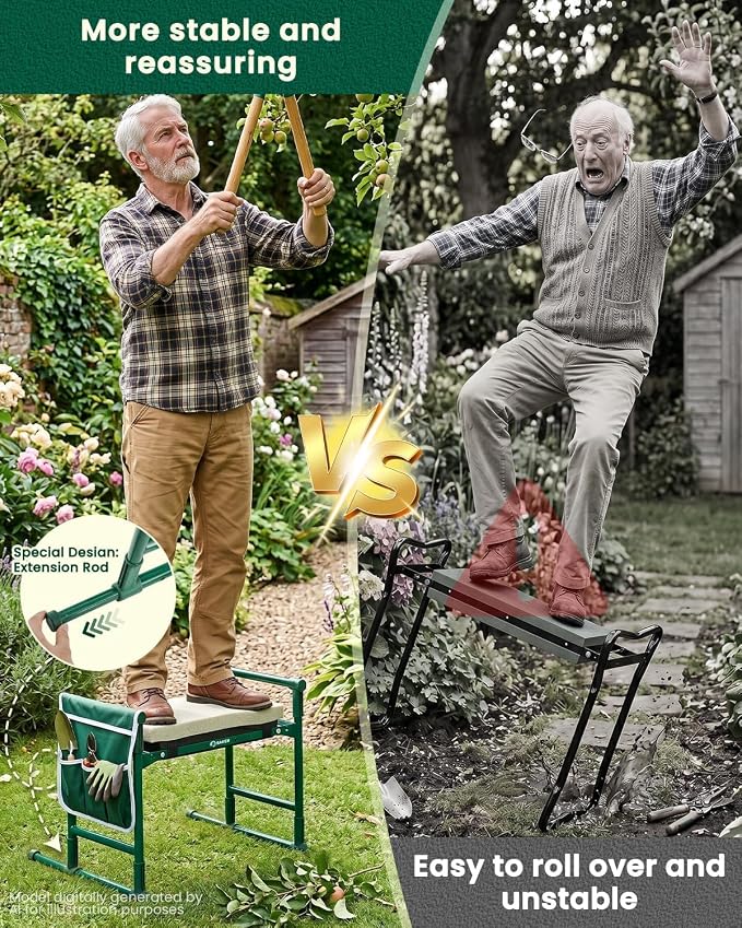 Saker 2026 Upgraded Garden Kneeler and Seat - Image 3