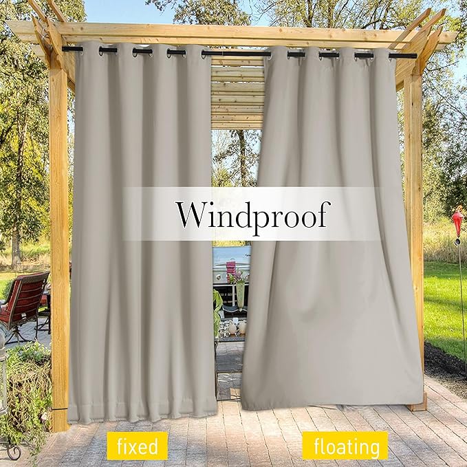 NICETOWN Windproof Outdoor Curtains - Image 7