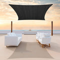 Colourtree CTAPR1220 Custom Size 10' x 19' Black Sun Shade Sail Canopy UV Block by ColourTree