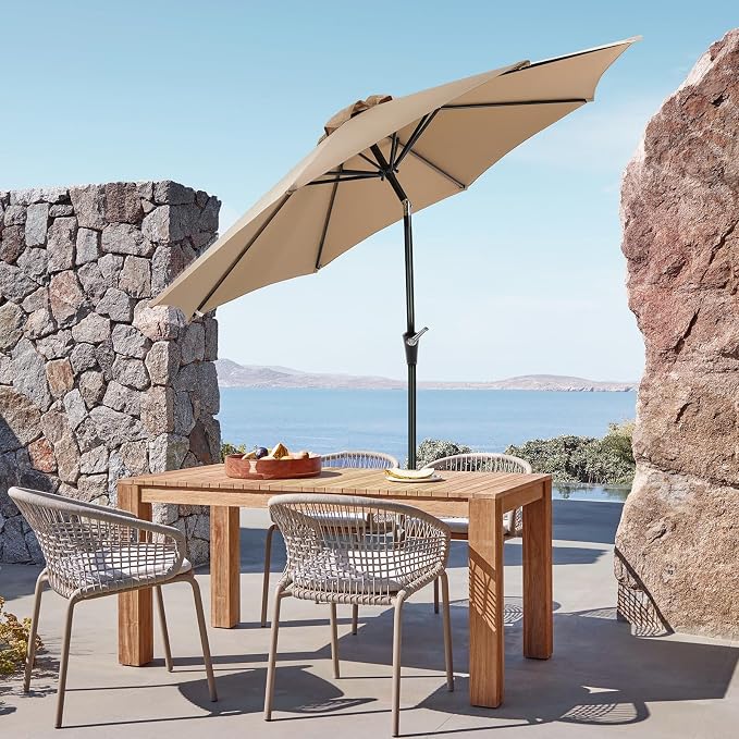 OLIXIS 9ft Patio Table Umbrella, Outdoor Patio Umbrella - Image 7