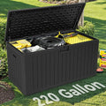 YITAHOME 220 Gallon Double-Wall Deck Box by YITAHOME