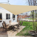 Windscreen4less 5' x 5' x 5' Sun Shade Sail Triangle Outdoor Canopy Cover UV by Windscreen4less