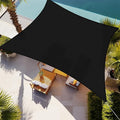 Shade&Beyond 14'x20' Sun Shade Sail Canopy Rectangle, UV Block Breathable Black by ShadeBeyond