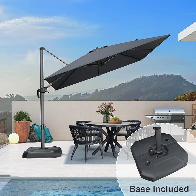 PURPLE LEAF Outdoor Umbrella - Image 2