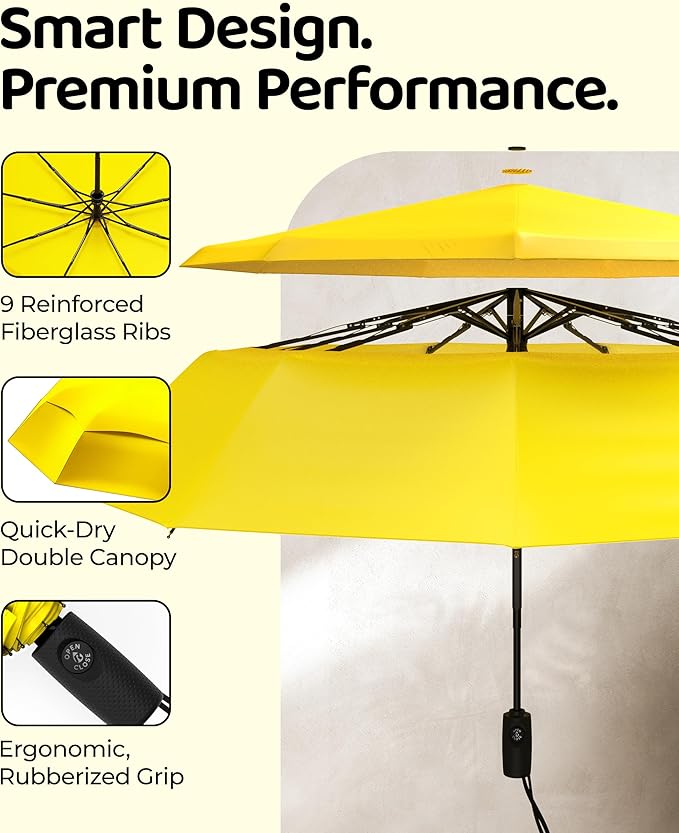 Windproof Travel Umbrella - Image 3