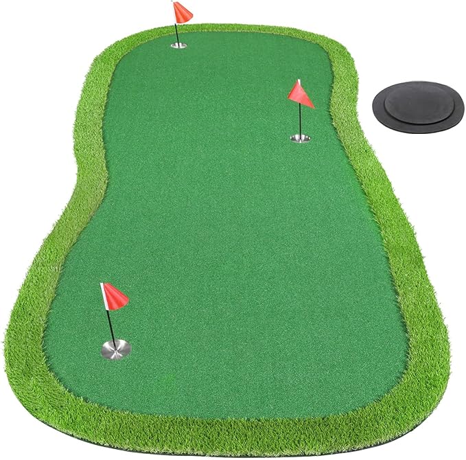 Golf Putting Green, Professional Large Practice Putting Mat for Outdoor & Indoor Putt Trainning